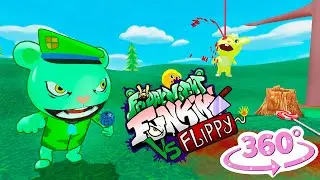 360° Vs Flippy 3D Animation Friday Night Funkin' + Happy Tree Friends