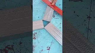 Unique technique of branched connection of metal profiles. Metalworking Tips and Tricks 