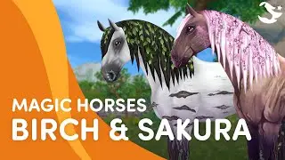Meet Birch and Sakura! 🌱🌸 | Star Stable Magic Breeds ✨