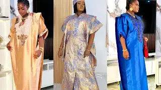 How to Cut and Sew a Stylish Agbada Bubu Dress with Pleated Shoulder
