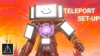 Skibidi toilet titan TV man teleport prisma 3d tutorial prisma 3d animation