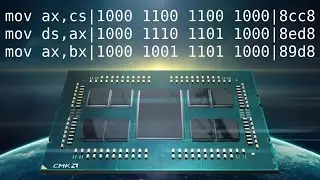 Hand assembling x86 assembly MOV commands to x86 machine codes