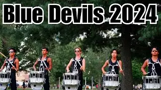 Blue Devils Drumline 2024 Warm Ups || DCI Prelims