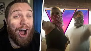 IT'S REAL! 😱 GRAND THEFT AUTO VI TRAILER REACTION! COMING 2025!