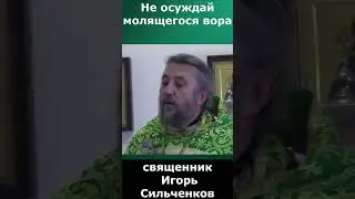 Вора молящегося не осуждай! Священник Игорь Сильченков.