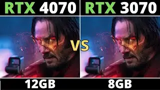 RTX 4070 VS RTX 3070 - BENCHMARK TEST IN 15 GAMES - 1080p 1440p