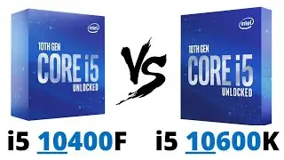 i5 10400f vs i5 10600k | i5 10600k vs i5 10400f | ALL Benchmarks!