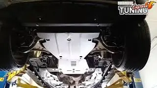 Защита двигателя Mercedes GL X166 радиатора и КПП / Защита Мерседес Х166 / Тюнинг и запчасти / Titan