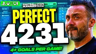 De Zerbi's PERFECT 4231 FM24 Tactics! | 66% Poss! | FM24 Best Tactics