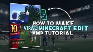Trending Football Minecraft Edit Tutorial || Minecraft Edit Tutorial in Alight Motion ||