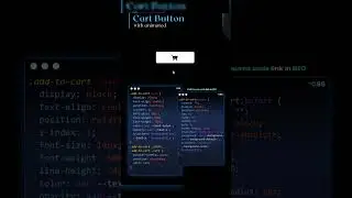 🛒 Animated Cart Button with HTML, CSS & React JS! 🎨✨||