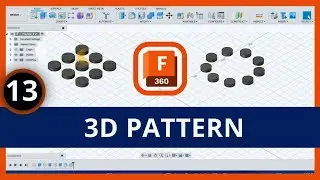 #13 How to Create Complex 3D Patterns | Fusion 360 Tutorial
