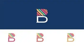 Simple colourful logo design in adobe illustrator cc 2019 | Uishaper