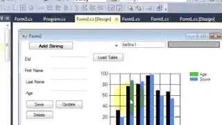 C# Tutorial 15  How to Link Chart  Graph with Database