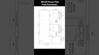30 x 20 House Plan Free Download 
