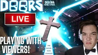 🔴(Late) *LIVE* Roblox Doors PLAYING WITH VIEWERS! (Featuring NMD) #4🔴