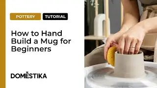 Beginner Pottery Tutorial: How to Hand Build a Mug by @GrumpyKidStudio | Domestika English