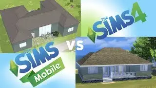 The Sims Mobile Speed Build: Building a Beachside Cottage - The Sims 4 Challenge Info!