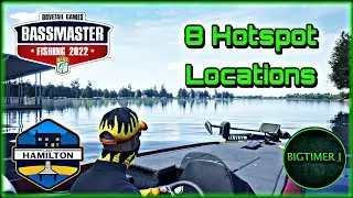 8 Hotspot Locations -  Lake Hamilton - Bassmaster Fishing 2022 🎣