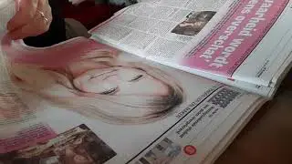 ASMR pageturning newspaper and weeklys