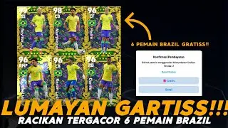 6 PEMAIN GRATIS DARI KONAMI!! INILAH RACIKAN TERBAIK PEMAIN BRAZIL BIAR GACOR | eFotball