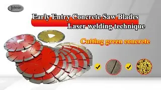6"-14" Early Entry Diamond Green Concrete Saw Blades For Green Concrete#diamondtools