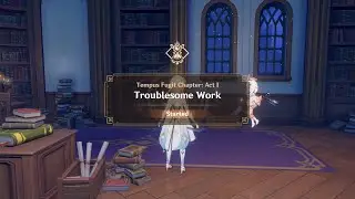Troublesome Work | Genshin Impact | Lisa Story Quest: Act I Cutscenes (EN/Lumine)