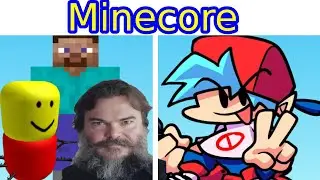 Friday Night Funkin' - Minecore But Real - FNF MODS [VERY HARD] (Applecore)