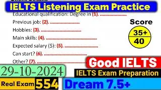IELTS Listening Practice Test 2024 with Answers [Real Exam - 554 ]