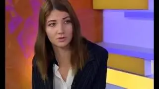 Екатерина Брюханова в эфире телеканала Донбасс