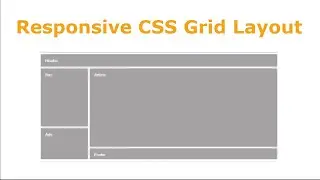 Responsive Website layouts using CSS grid layout.09.| Amin Coding