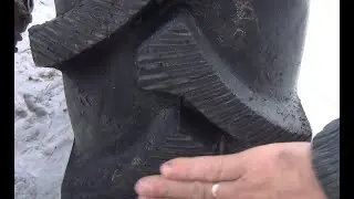 Увеличим проходимость зимой ( зимняя резина на трактор )
