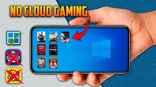 Play PC Games on Mobile Without Cloud Gaming | Run Windows on Mobile