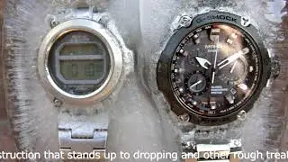 G-SHOCK MRG-100 vs MRG-G1000D ICE BLOCK TEST