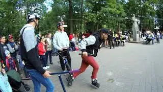 Москва. Сбор трамплина FK-ramps. Шоу и катка.