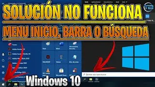 SOLUCIÓN NO FUNCIONA BARRA de TAREAS, MENÚ INICIO y BÚSQUEDA en Windows 10 (2021) ❌ Error de sistema