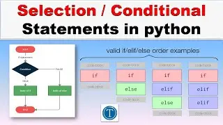 Selection Statements in python || conditional statements in python