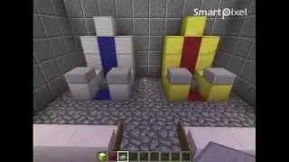 IMPROVED - Minecraft - How to Build a Golden Throne (In Less Than a Minute)