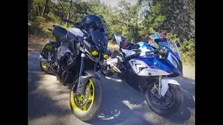Yamaha FZ10/MT10 Chasing BMW S1000RR (Bonos Ben)