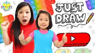 Kate and Mommy Play Fun Drawing Games!