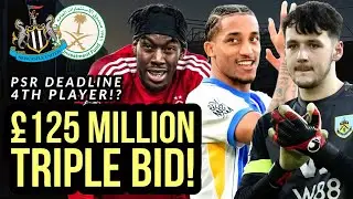 TRIPLE BID! Newcastle Drop £125 MILLION to Land Players BEFORE Pre-Season!