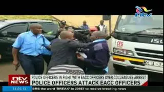 EACC officers injured  by Traffic Police Officers along Thika Super Highway