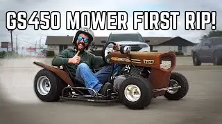 GS450 Lawn Mower Rips WICKED Doughnuts at the 2023 Pate Swap Meet!!