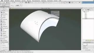 ArchiCAD 15 - 3. Kontur der Schale bearbeiten