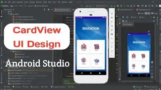 CardView UI Design Android Studio | Using Grid Layout