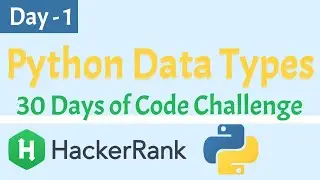 Python Hackerrank Day 1 Data Types