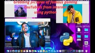 Grabbing the pictures of mythpat, live insaan and techno gamerz from the internet using python