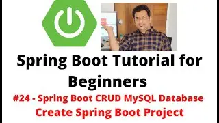 Spring Boot Tutorial for Beginners #24 - CRUD Database Project - Create Spring Boot Project