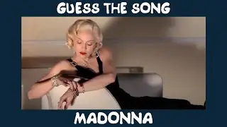 GUESS THE SONG MADONNA EDITION | Madonna MUSIC QUIZ | Угадай хиты Мадонны