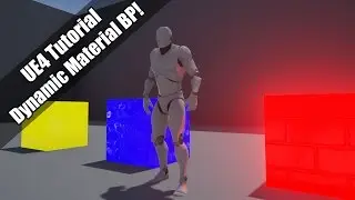 UE4 - Tutorial - Dynamic Materials in BluePrints! (Request!)